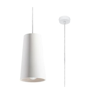 Biała ceramiczna lampa wisząca Nice Lamps Armica