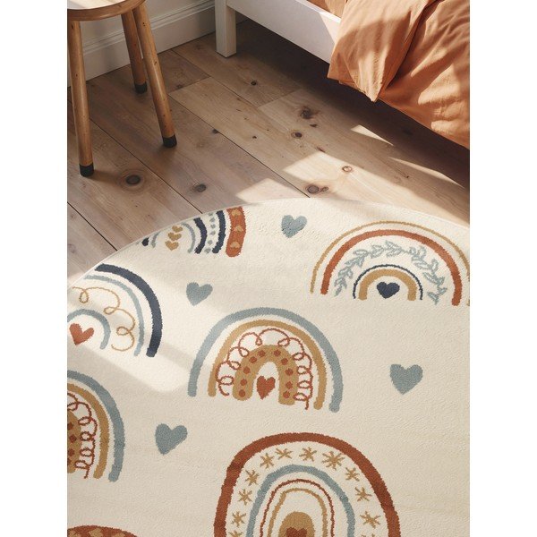 Kremowy dywan dziecięcy ø160 cm Bowie – Hanse Home-image-3