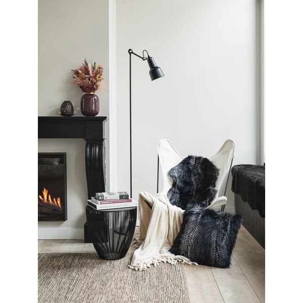 Czarna sztuczna skóra Tiseco Home Studio Fox, 50x80 cm-image-1