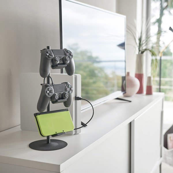 Czarny metalowy stojak wielofukcyjny Smart – YAMAZAKI-image-2