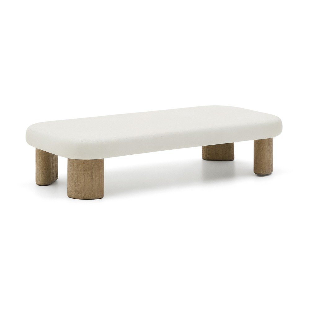 Stolik ogrodowy z betonowym blatem 70x140 cm Labra – Kave Home