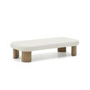 Stolik ogrodowy z betonowym blatem 70x140 cm Labra – Kave Home