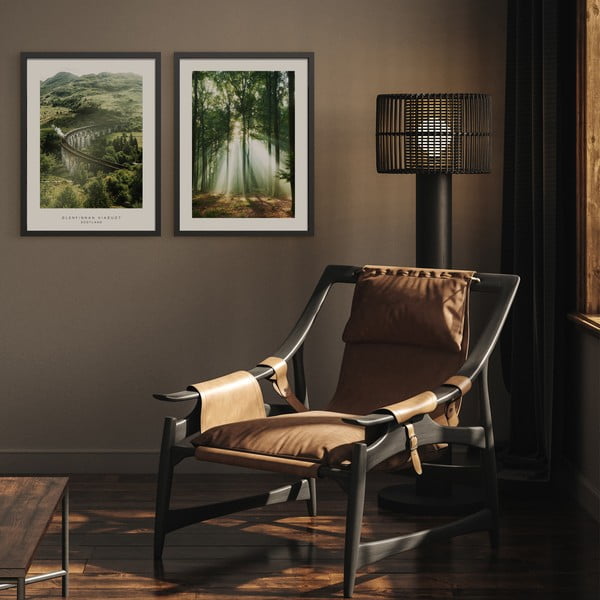 Obrazy zestaw 2 szt. 30x40 cm Woods – Styler-image-3