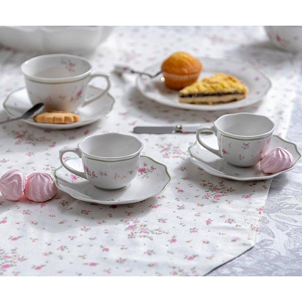 Biała porcelanowa cukierniczka Brandani Nonna Rosa-image-3