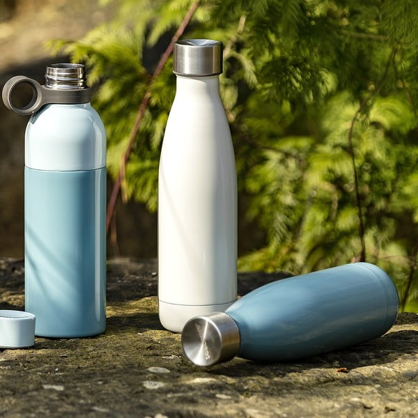 Szara butelka termiczna ze stali nierdzewnej 0,5 l Constant Pastel – Tescoma-image-1