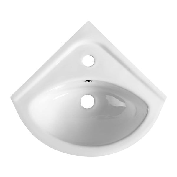 Biała ceramiczna umywalka 34x34 cm Luigi – Sapho-image-2