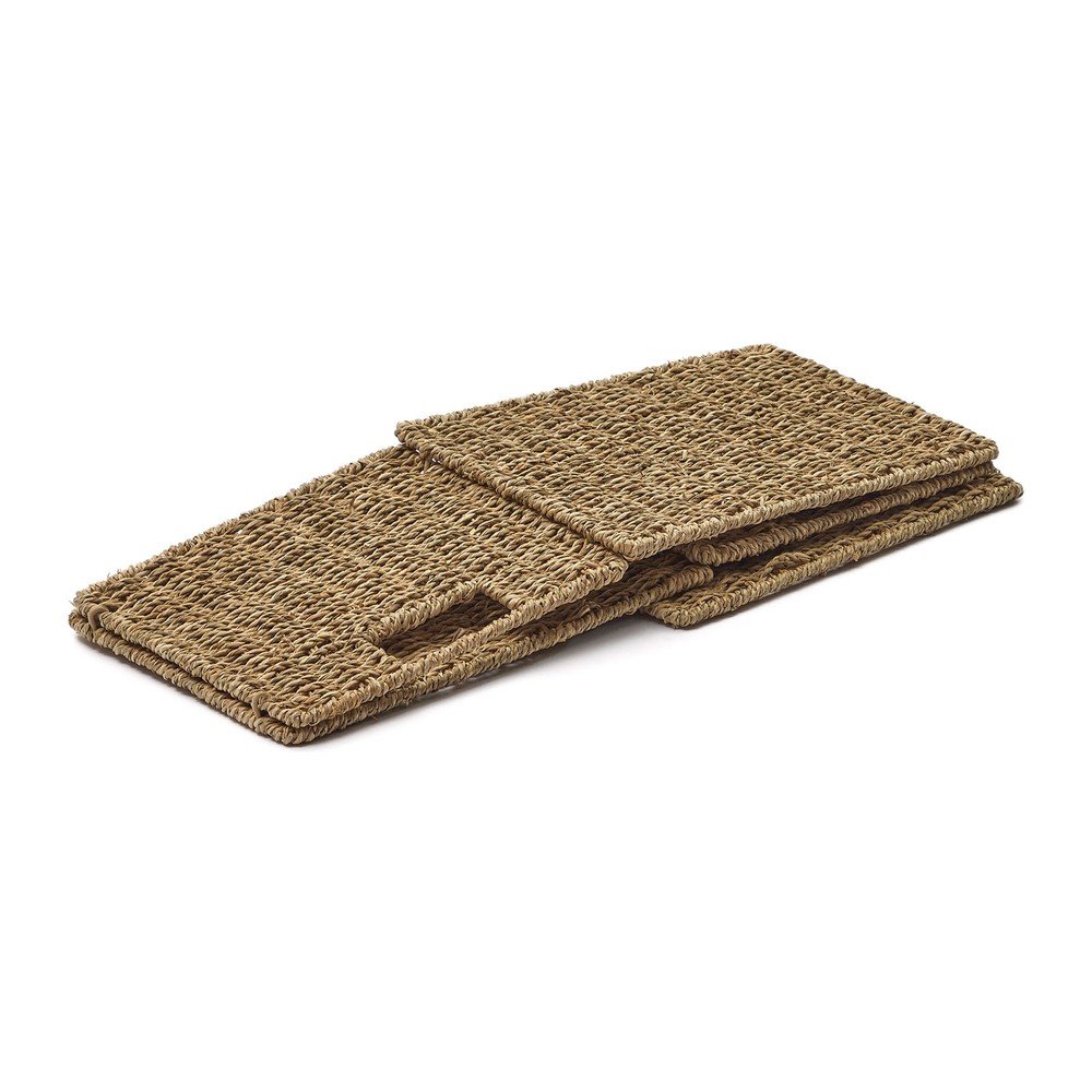 Koszyki zestaw 2 szt. do regału z trawy morskiej 32x27x22 cm Tossa – Kave Home (zdjęcie 4)
