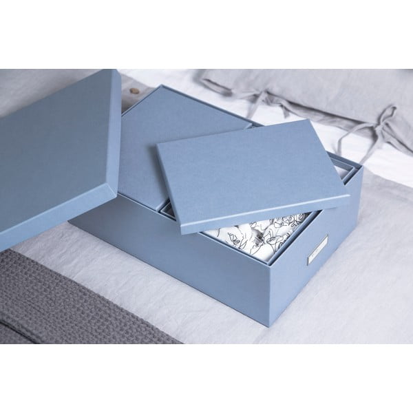 Kartonowe pojemniki z pokrywką zestaw 3 szt. Inge – Bigso Box of Sweden-image-3