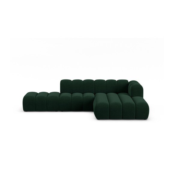 Ciemnozielony narożnik (prawostronny) Lupine – Micadoni Home