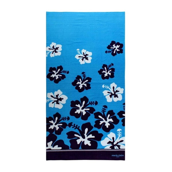 Ręcznik Blue Flowers, 75x150 cm