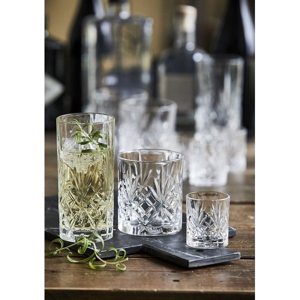 Szklanki zestaw 6 szt. do koktajli 360 ml Melodia – Lyngby Glas-image-2
