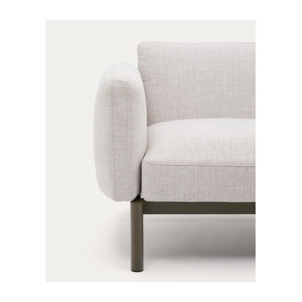 Jasnoszara modułowa sofa ogrodowa 201 cm Sorells – Kave Home-image-4