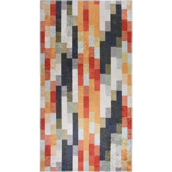 Pomarańczowo-szary chodnik odpowiedni do prania 80x200 cm Blocks of Fun – Vitaus