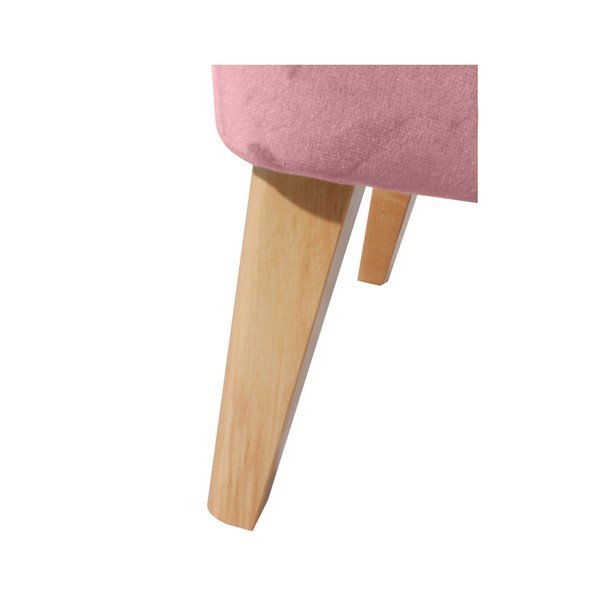 Różowy fotel Max Winzer Brandon Suede-image-1