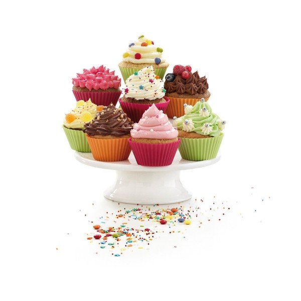 Silikonowe formy na muffiny zestaw 12 szt. ø 7 cm – Lékué-image-3