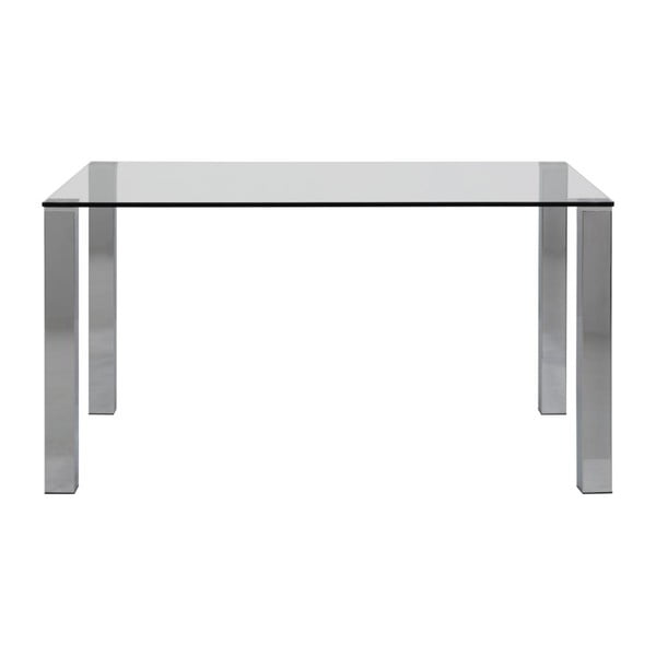 Stół do jadalni ze szklanym blatem Actona Kante, 140x90 cm