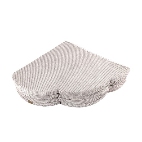 Mata do zabawy dla dzieci w kolorze kości słoniowej 160x160 cm – Meowbaby-image-3