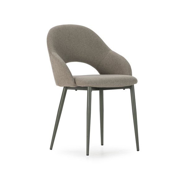 Zielone tapicerowane krzesła zestaw 2 szt. Lia – Marckeric