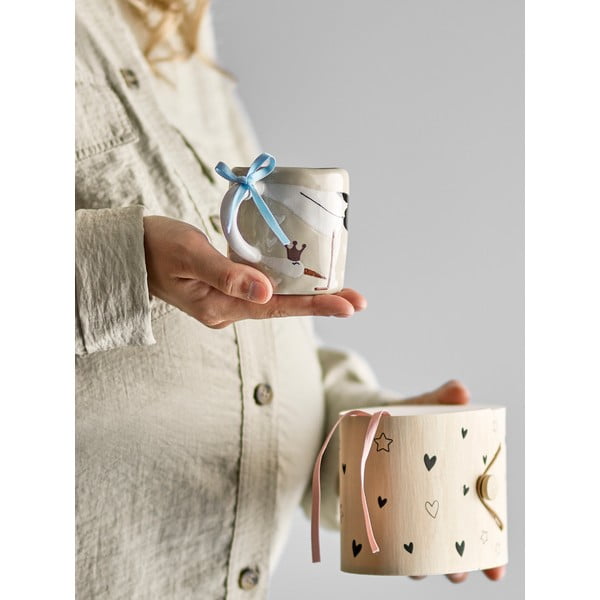 Beżowy ceramiczny kubek dla dzieci 225 ml Bambino – Bloomingville Mini-image-1