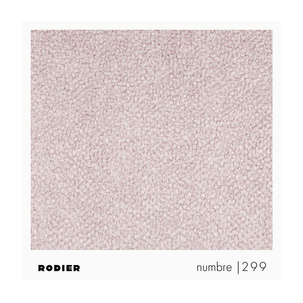 Jasnoróżowy narożnik z materiału bouclé (lewostronny/z szezlongiem) Mirel – Rodier-image-4