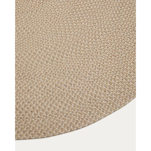 Beżowy dywan odpowiedni na zewnątrz z włókien z recyklingu 160x230 cm Rodhe – Kave Home-image-3