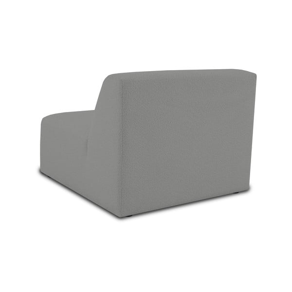 Szary moduł sofy z materiału bouclé (moduł środkowy) Roxy – Scandic-image-3