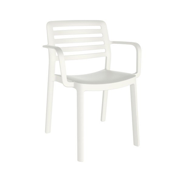 Zestaw 4 białych foteli ogrodowych Resol Wind-image-1