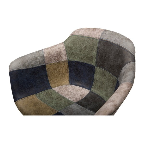 Szare krzesło z nogami z drewna bukowego Furnhouse Flame Patch-image-4