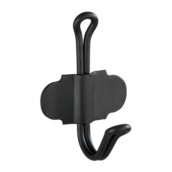 Czarny samoprzylepny haczyk ścienny Wenko Nostalgia-image-2