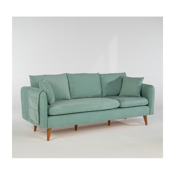Jasnoniebieska sofa 215 cm Sofia – Balcab Home-image-2