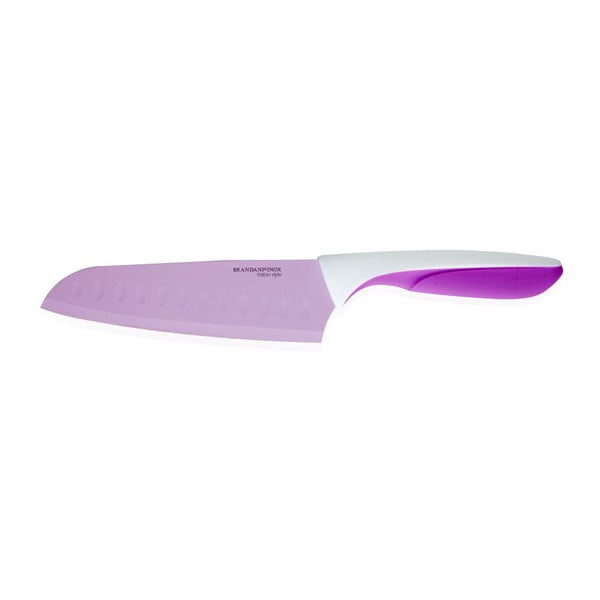 Fioletowy nóż Santoku Brandani Anti-Stick