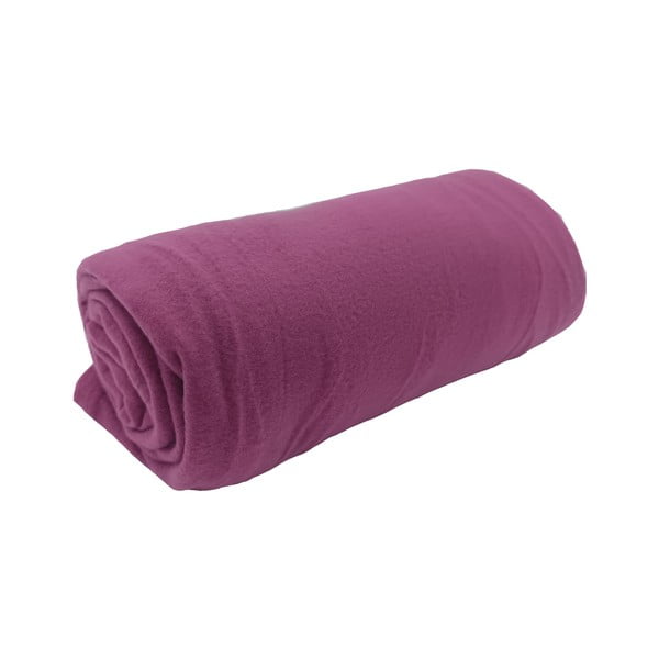 Fioletowy polarowy koc 150x200 cm Plain – JAHU collections