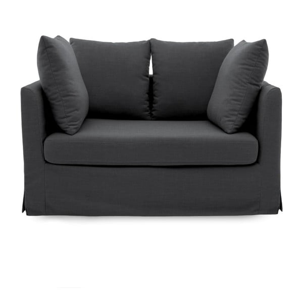 Ciemnoszara sofa dwuosobowa Vivonita Coraly