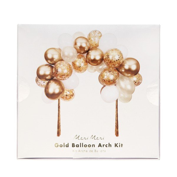 Dodatki na przyjęcia zestaw 40 szt. Gold Balloon Arch – Meri Meri-image-1