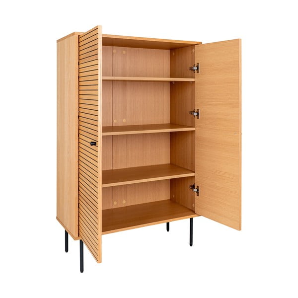 Szafka w dekorze dębu w naturalnym kolorze 80x130 cm Kyoto – House Nordic-image-4