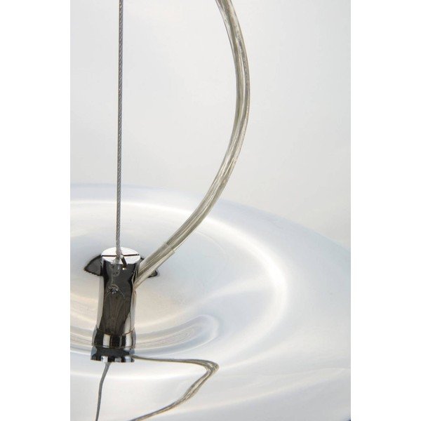 Stalowa lampa wisząca w kolorze srebra z połyskiem ø 35 cm Ragge – Jotex-image-4