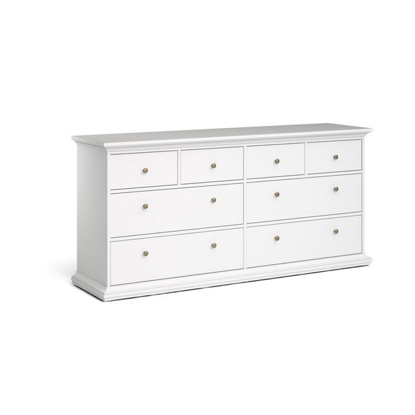 Biała niska komoda 183x87 cm Paris – Tvilum
