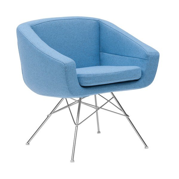 Jasnoniebieski fotel Softline Aiko-image-2
