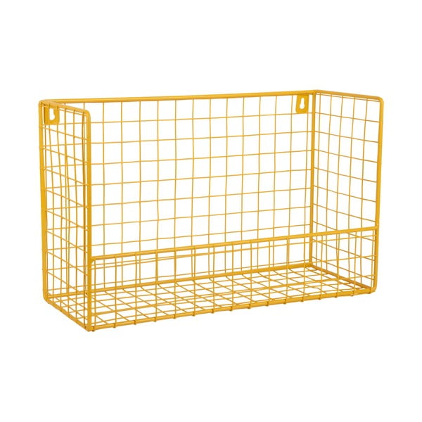 Żółta stalowa półka 40 cm Reja – PT LIVING-image-2