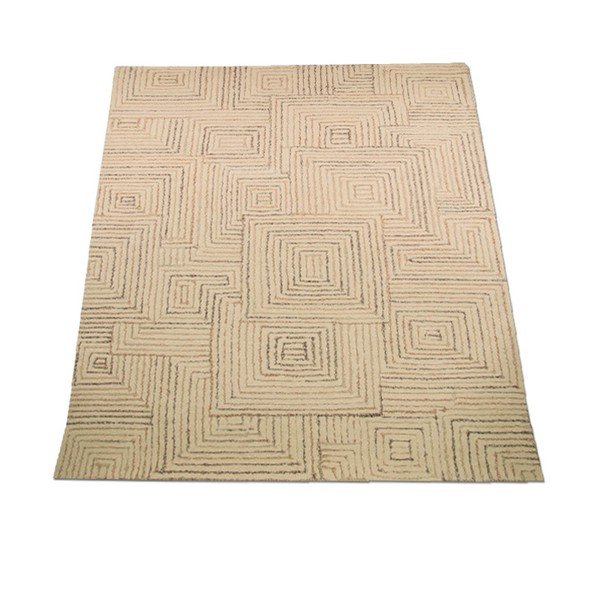 Dywan wełniany Maze, 120x170 cm, beżowy-image-2