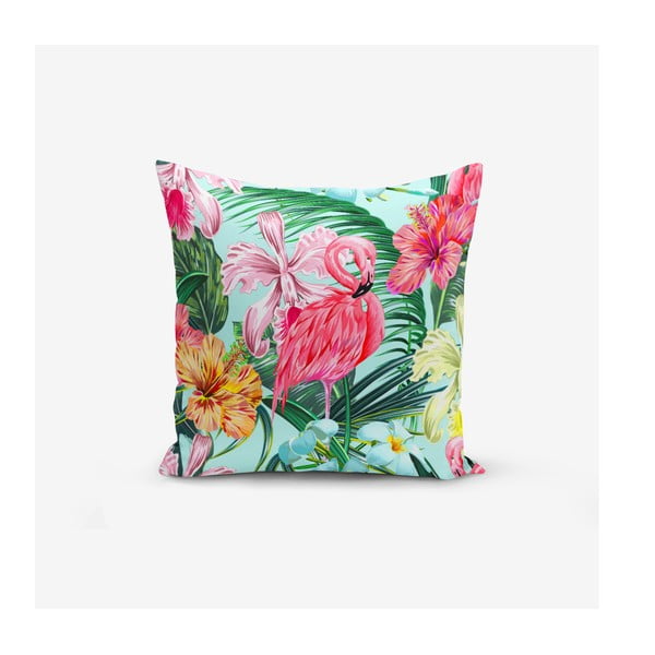 Poszewka na poduszkę Minimalist Cushion Covers Yalnız Flamingo, 45x45 cm