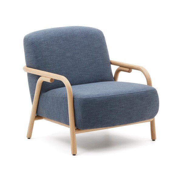Niebieski fotel Sylo – Kave Home