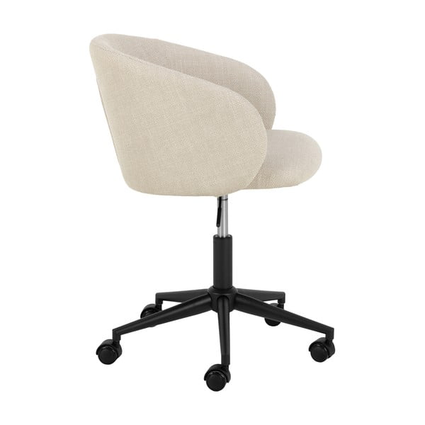 Beżowe krzesło biurowe Eleanor – Actona-image-3