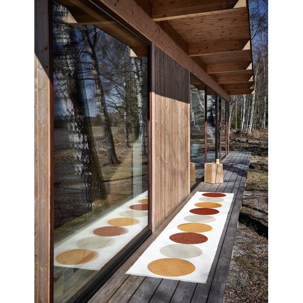 Dywan odpowiedni na zewnątrz w kolorze ochry/kremowy 70x140 cm Otto Harvest – Pappelina-image-4