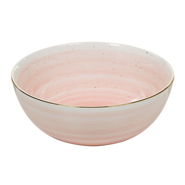 Różowa miseczka porcelanowa Santiago Pons Bol, ⌀ 22 cm