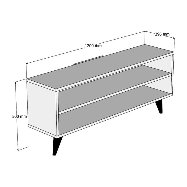Brązowa szafka pod TV One-image-3