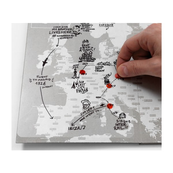 Zestaw 16 zapasowych kartek przezroczystych do map Transparent World Palomar-image-2