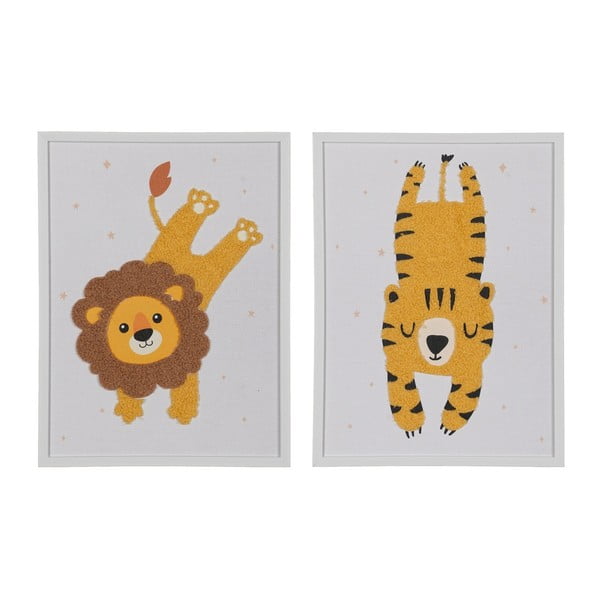 Obrazki dziecięce zestaw 2 szt. 30x40 cm Feline – Ixia