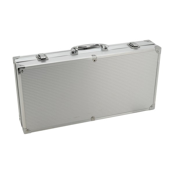 Zestaw 11 akcesoriów do grilla w walizce Cattara Alu Grey Line-image-4