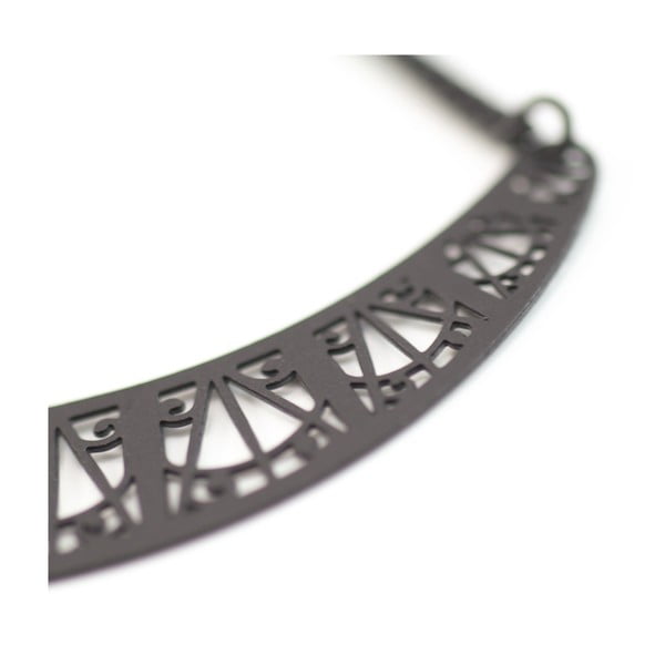 Kolczyki Arch Black, 6 cm-image-1